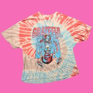 The Grateful Dead Tie Dye H&M T-Shirt for Women Size S (oversized fit)
